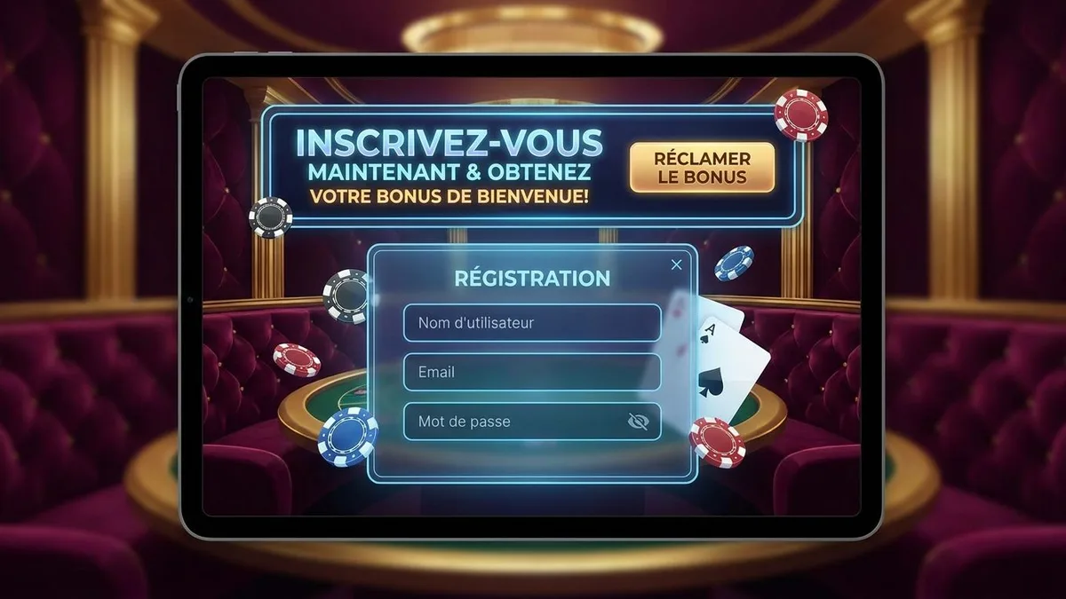 Inscription avec bonus